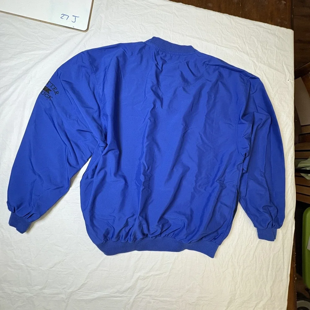 VTG Cutter & Buck‎ Mens Blue golf pullover windbreaker size Medium Juniper Hill